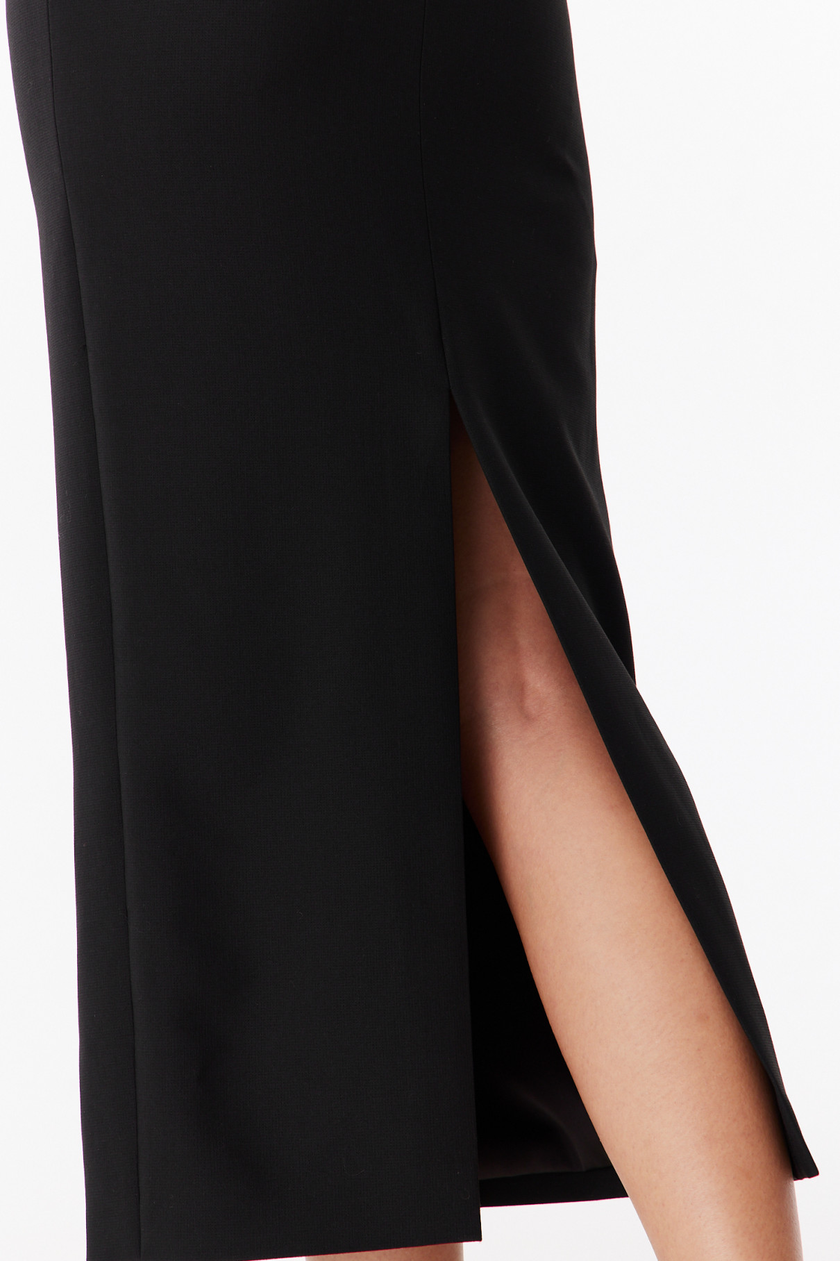 Платье-бюстье миди расшитое перьями , Чёрный, арт. FR22E1D14W200B купить в интернет-магазине