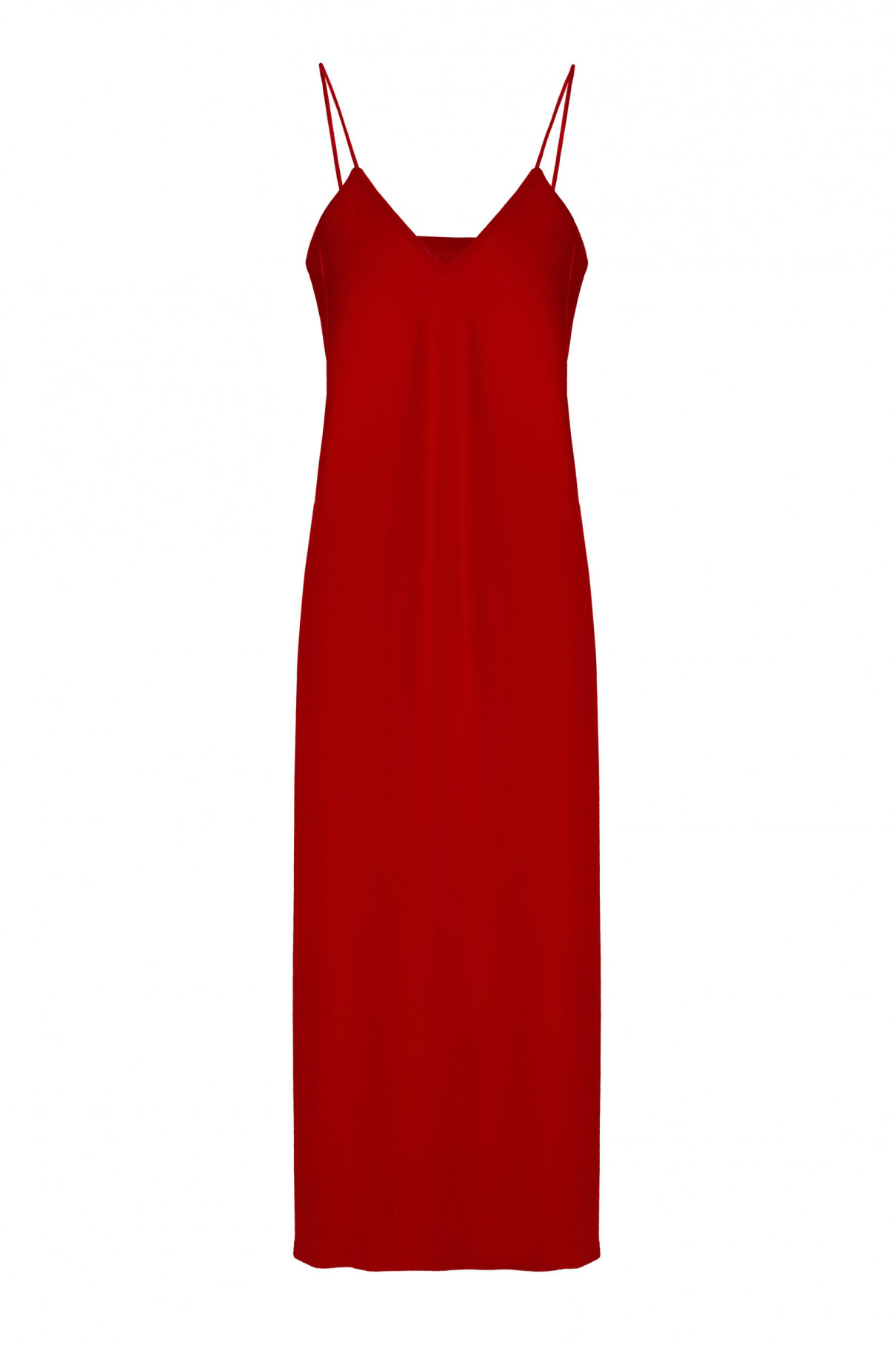 Платье-комбинация бархатное , Красный, арт. FR22pldrd купить в интернет-магазине