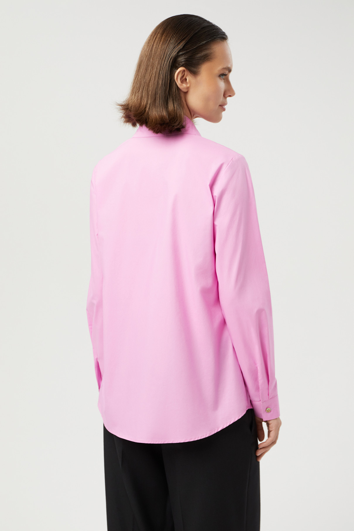 Рубашка из хлопка с длинным рукавом , Розовый, арт. FR23SS1ST4W310P купить в интернет-магазине
