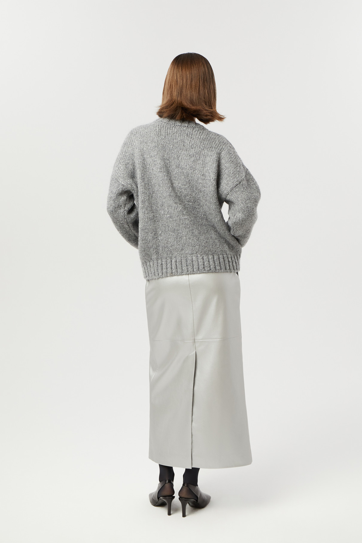 Пуловер с длинным рукавом , Серый, арт. FR22FW4KJ03K800G купить в интернет-магазине