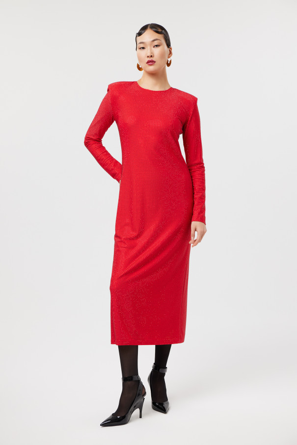 Платье Devil , Красный, арт. FR23EV1DR430W200RD купить в интернет-магазине