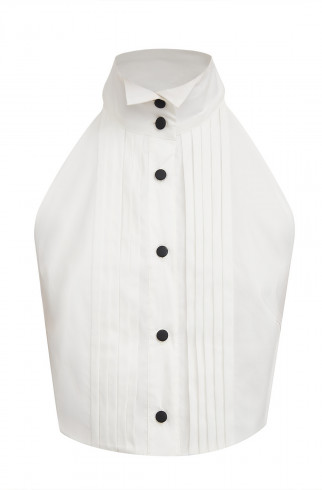 Манишка из хлопка с открытой спиной , Белый, арт. FR21-ЭК-15-бл-4 купить в интернет-магазине