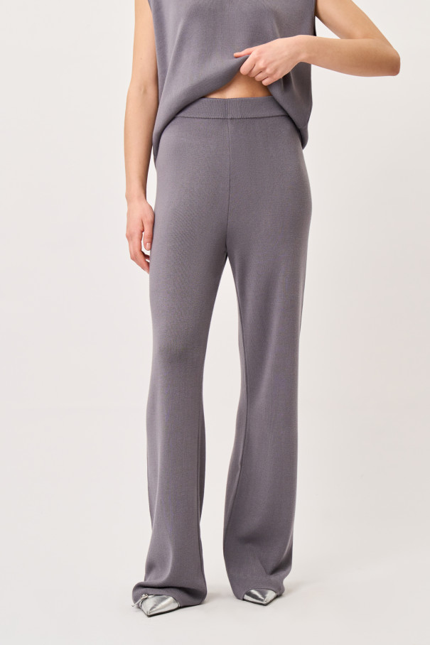 FR2204GRSPCO Трикотажные брюки прямого кроя, серый , Серый, арт. FR2204GRSPCO купить в интернет-магазине