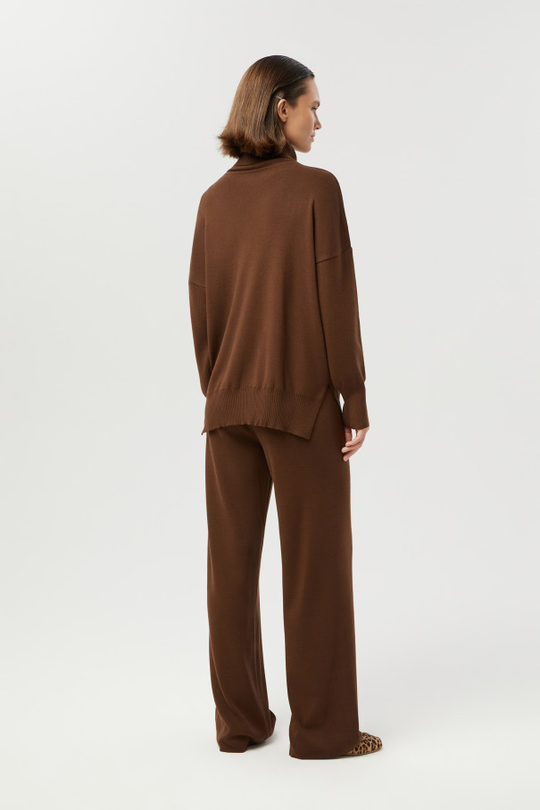 Трикотажные брюки , Коричневый, арт. FR23SS4P3K400BR купить в интернет-магазине