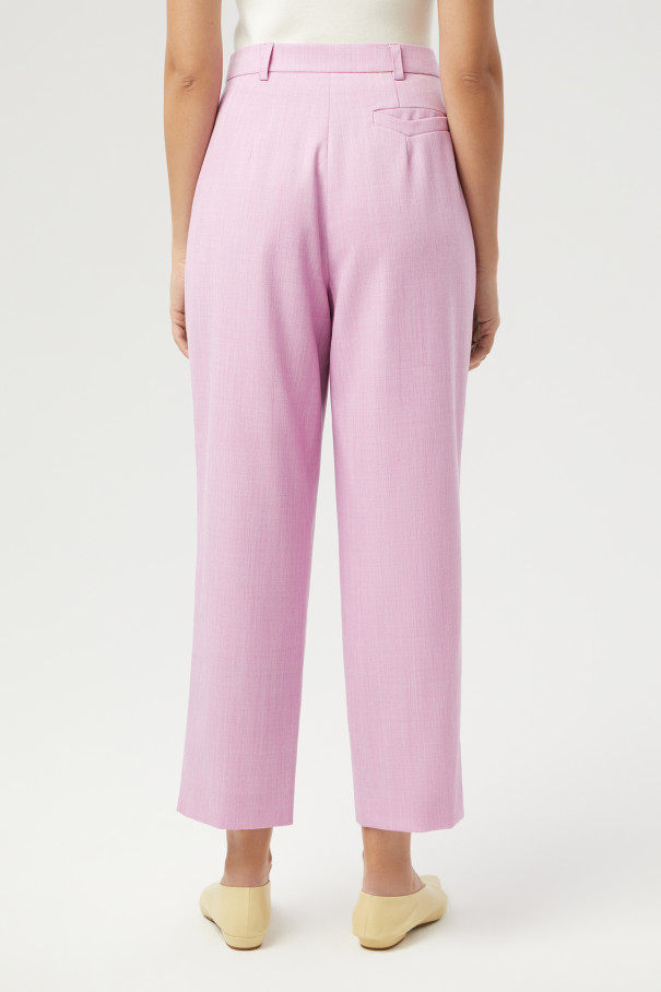 Укороченные брюки прямого кроя , Розовый, арт. FR23SSP3W210P купить в интернет-магазине