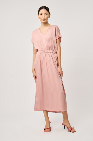 Платье на резинке розовое , Розовый, арт. FR20-ПУ-1-пд-4 купить в интернет-магазине