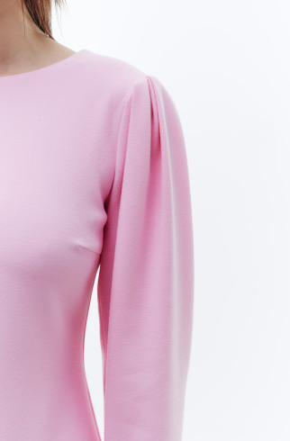 Розовое платье мини , Розовый, арт. FR012FW22VISPIN купить в интернет-магазине