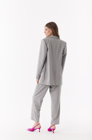 Укороченные брюки прямого кроя , Серый, арт. FR23SSP3W200G купить в интернет-магазине