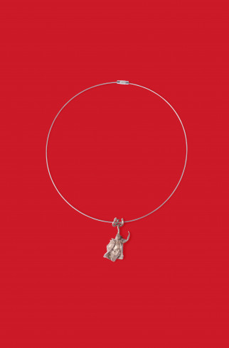 Ожерелье Rosa collaret , Серебряный, арт. 1026 купить в интернет-магазине