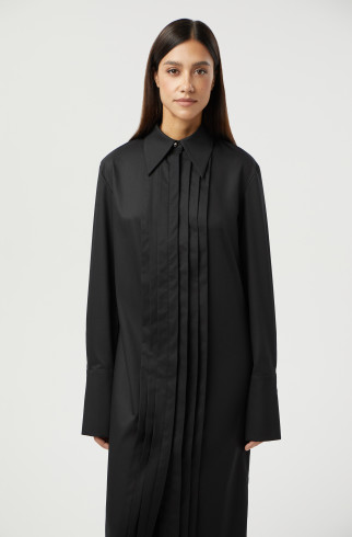 Платье рубашка Hoga , Чёрный, арт. FR23FL1DR42NTW230BL купить в интернет-магазине