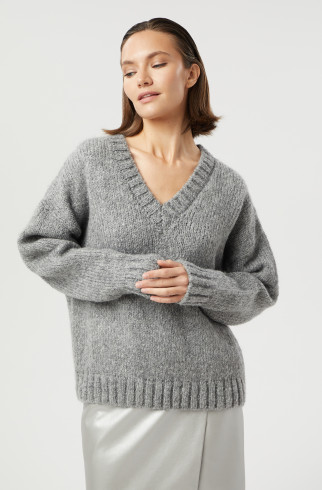 Пуловер с длинным рукавом , Серый, арт. FR22FW4KJ03K800G купить в интернет-магазине