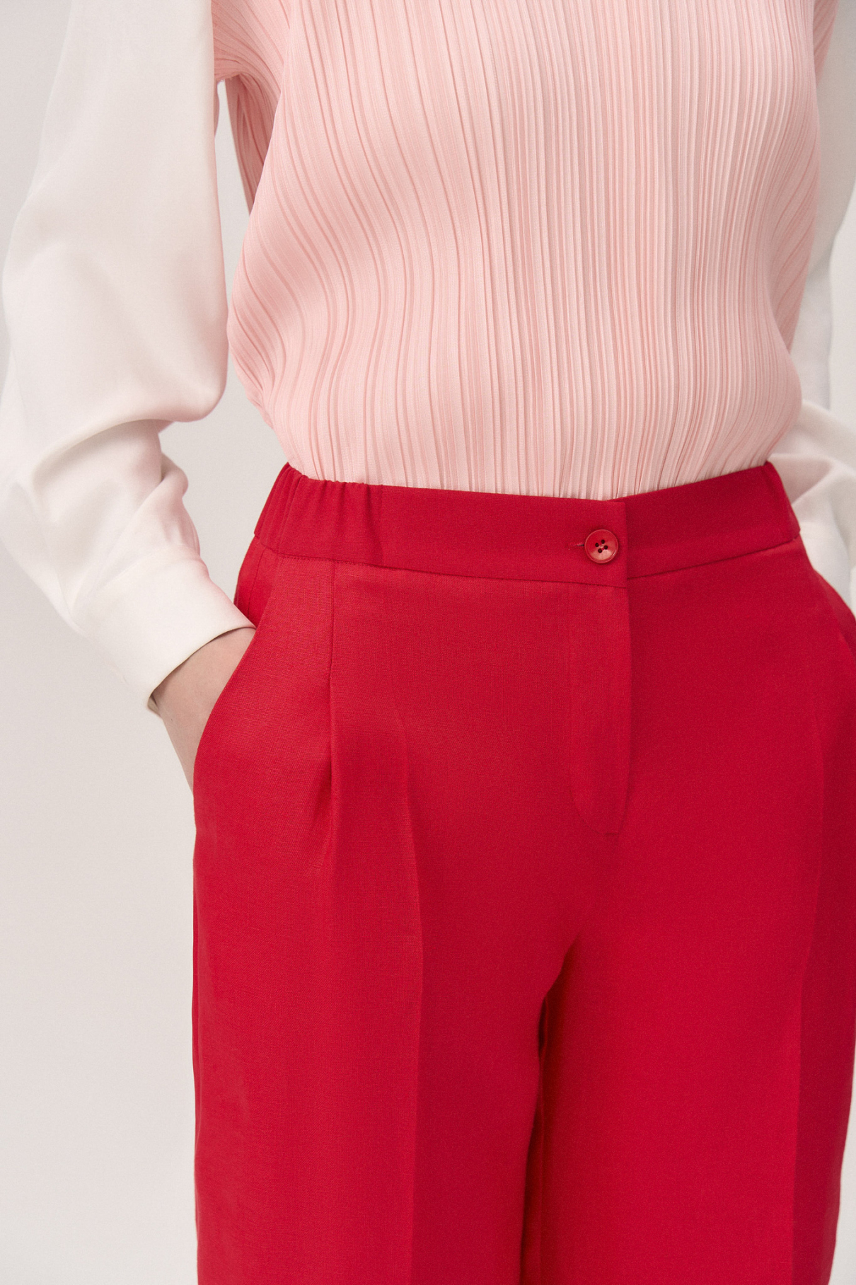 Брюки Iness , красный, арт. FR24SS1PN03FLW350RD купить в интернет-магазине Брюки Iness , красный, арт. FR24SS1PN03FLW350RD купить в интернет-магазине