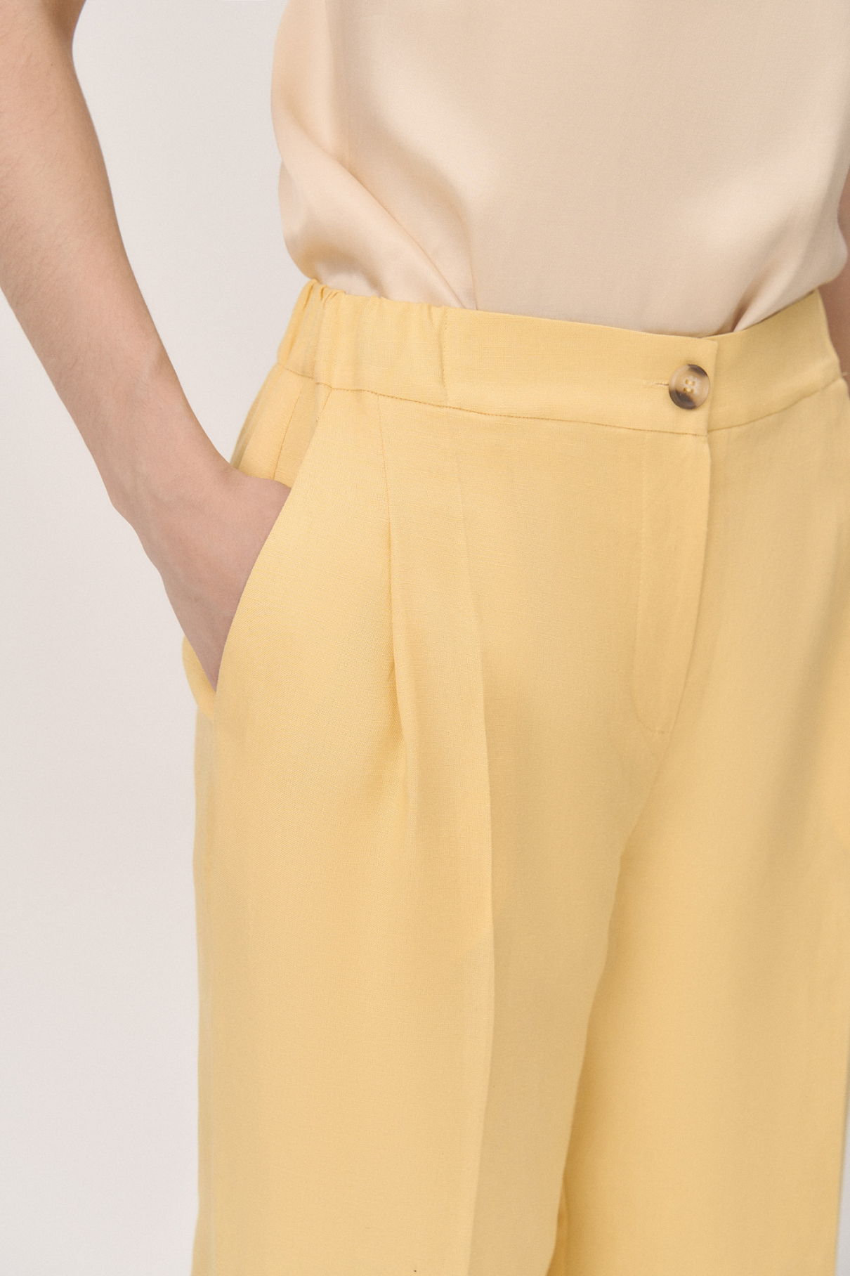 Брюки Iness , желтый, арт. FR24SS1PN03FLW350YL купить в интернет-магазине Брюки Iness , желтый, арт. FR24SS1PN03FLW350YL купить в интернет-магазине
