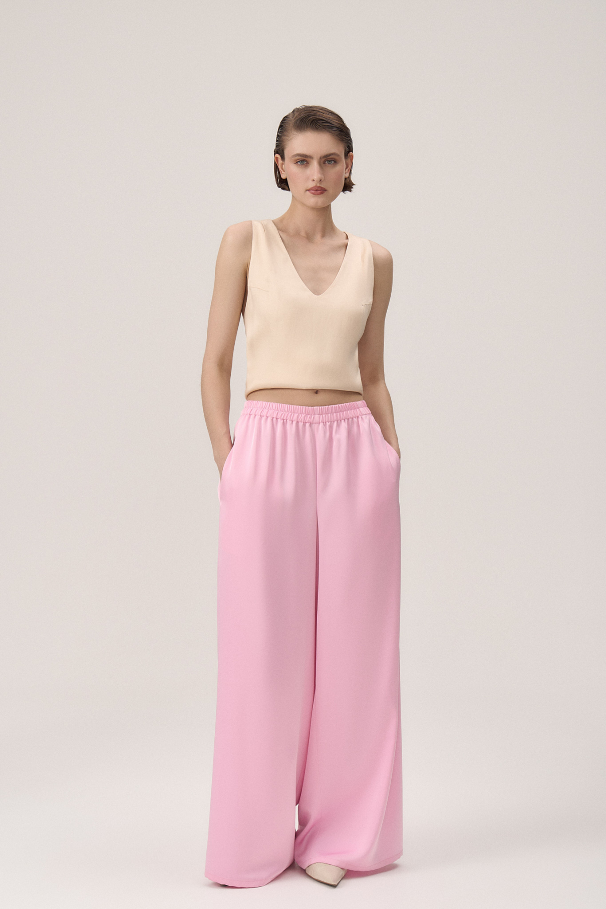 Брюки Meryam , розовый, арт. FR24SS1PN030W200PN купить в интернет-магазине Брюки Meryam , розовый, арт. FR24SS1PN030W200PN купить в интернет-магазине