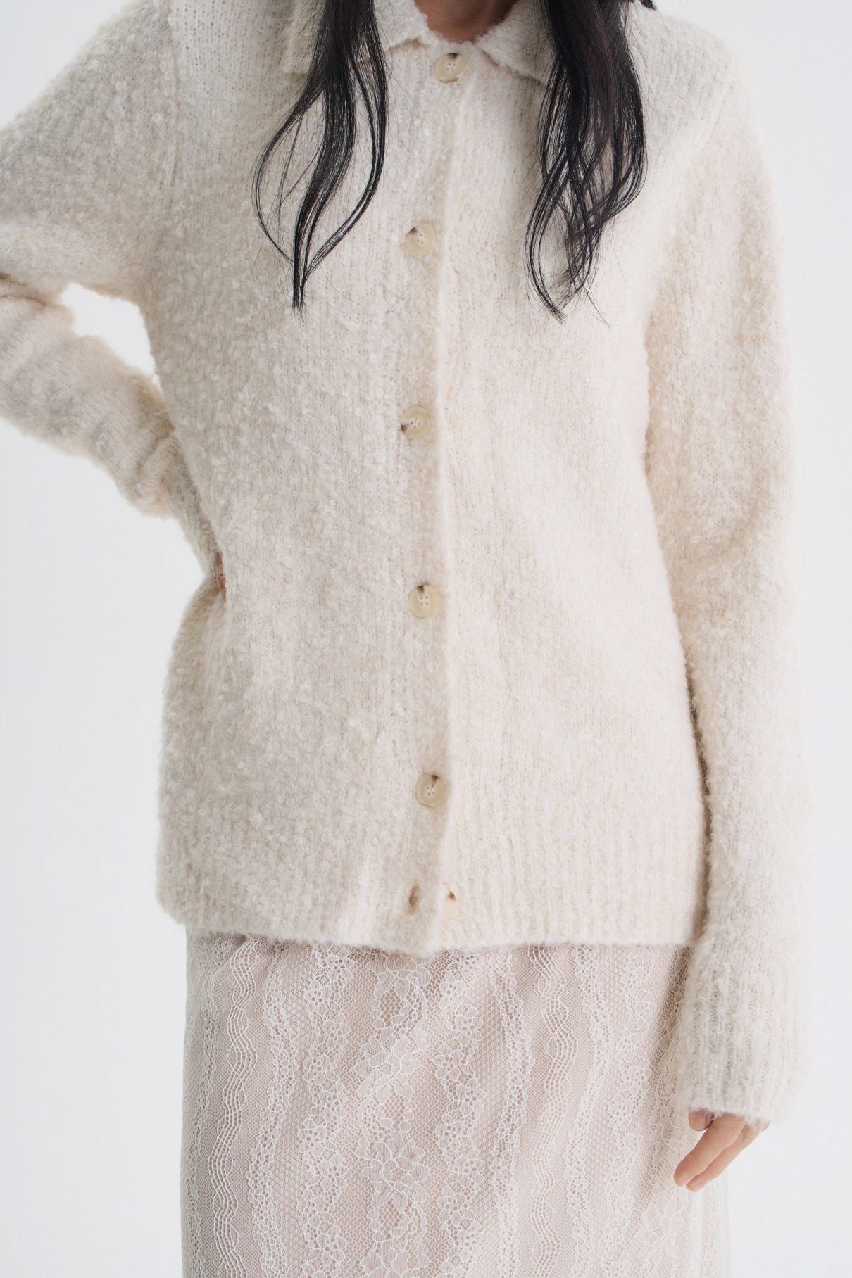 Кардиган Reykjavik , молочный, арт. FR24FW4CR400W100ML купить в интернет-магазине Кардиган Reykjavik , молочный, арт. FR24FW4CR400W100ML купить в интернет-магазине