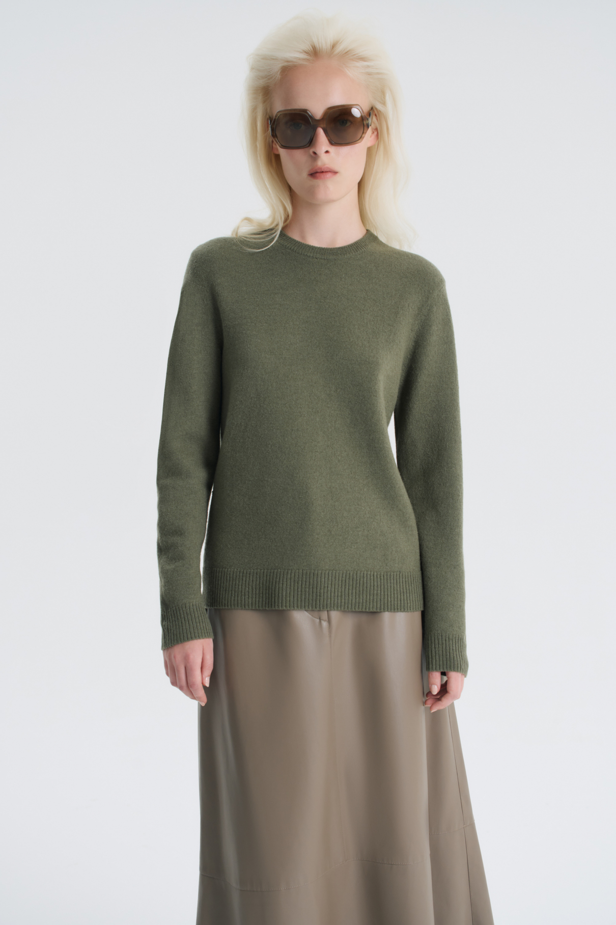 Джемпер Luxembourg , оливковый, арт. FR24FW4LS400W100OL купить в интернет-магазине Джемпер Luxembourg , оливковый, арт. FR24FW4LS400W100OL купить в интернет-магазине