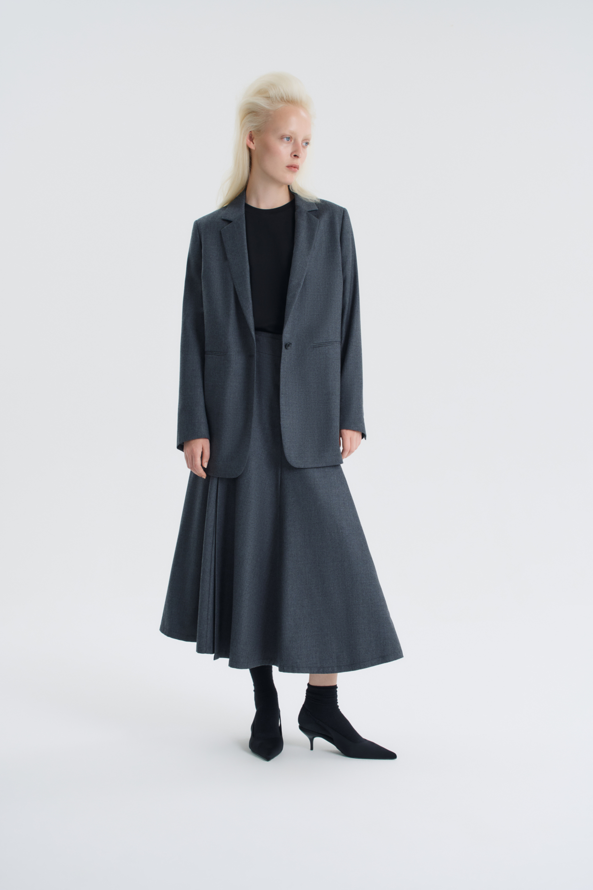 Юбка Ma cocotte , серый, арт. FR24FW1SK030W100GR купить в интернет-магазине Юбка Ma cocotte , серый, арт. FR24FW1SK030W100GR купить в интернет-магазине