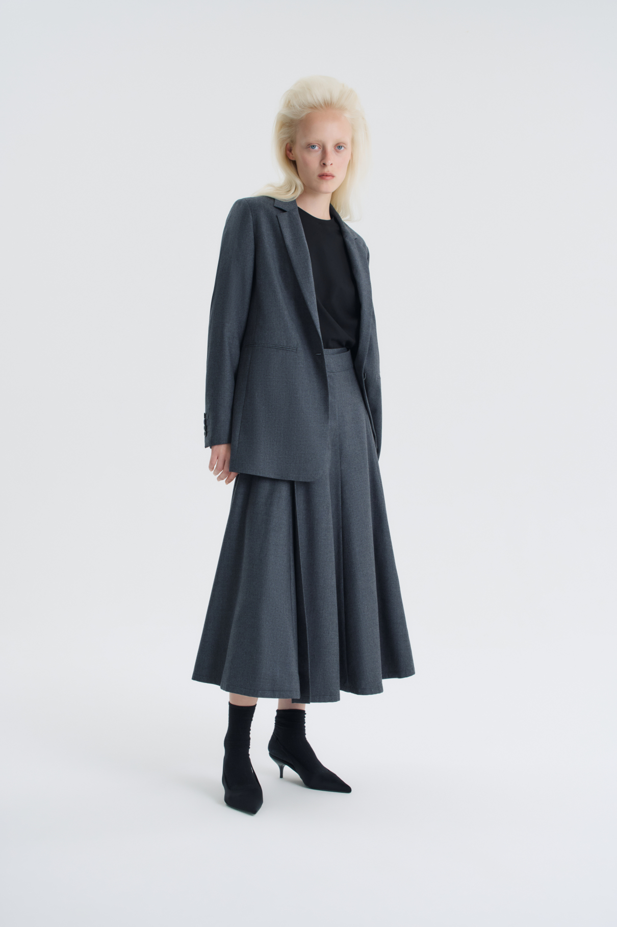 Юбка Ma cocotte , серый, арт. FR24FW1SK030W100GR купить в интернет-магазине Юбка Ma cocotte , серый, арт. FR24FW1SK030W100GR купить в интернет-магазине