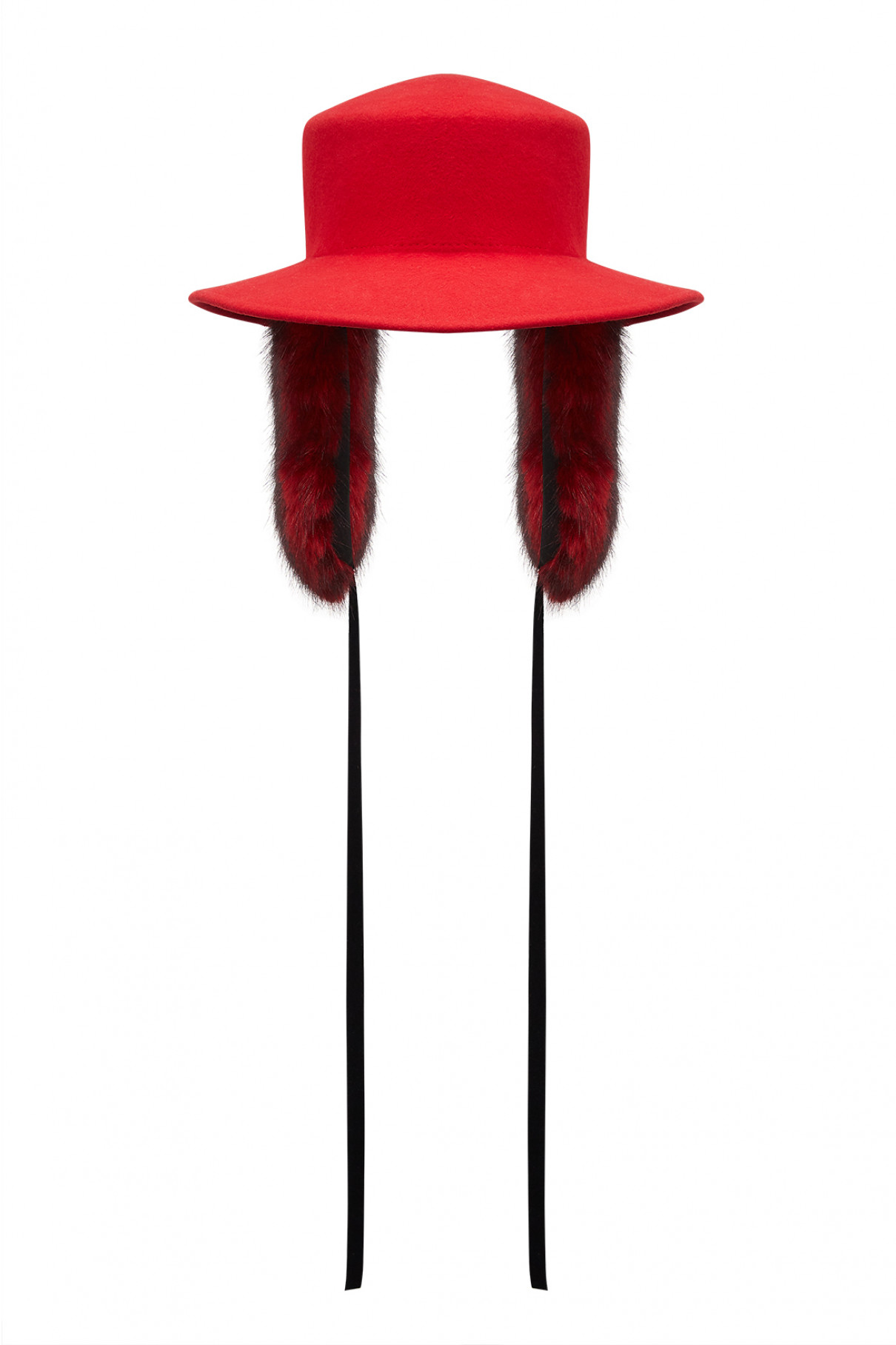 Шляпа с ушами красная , арт. FR21-ПП-21-кр-4 купить в интернет-магазине