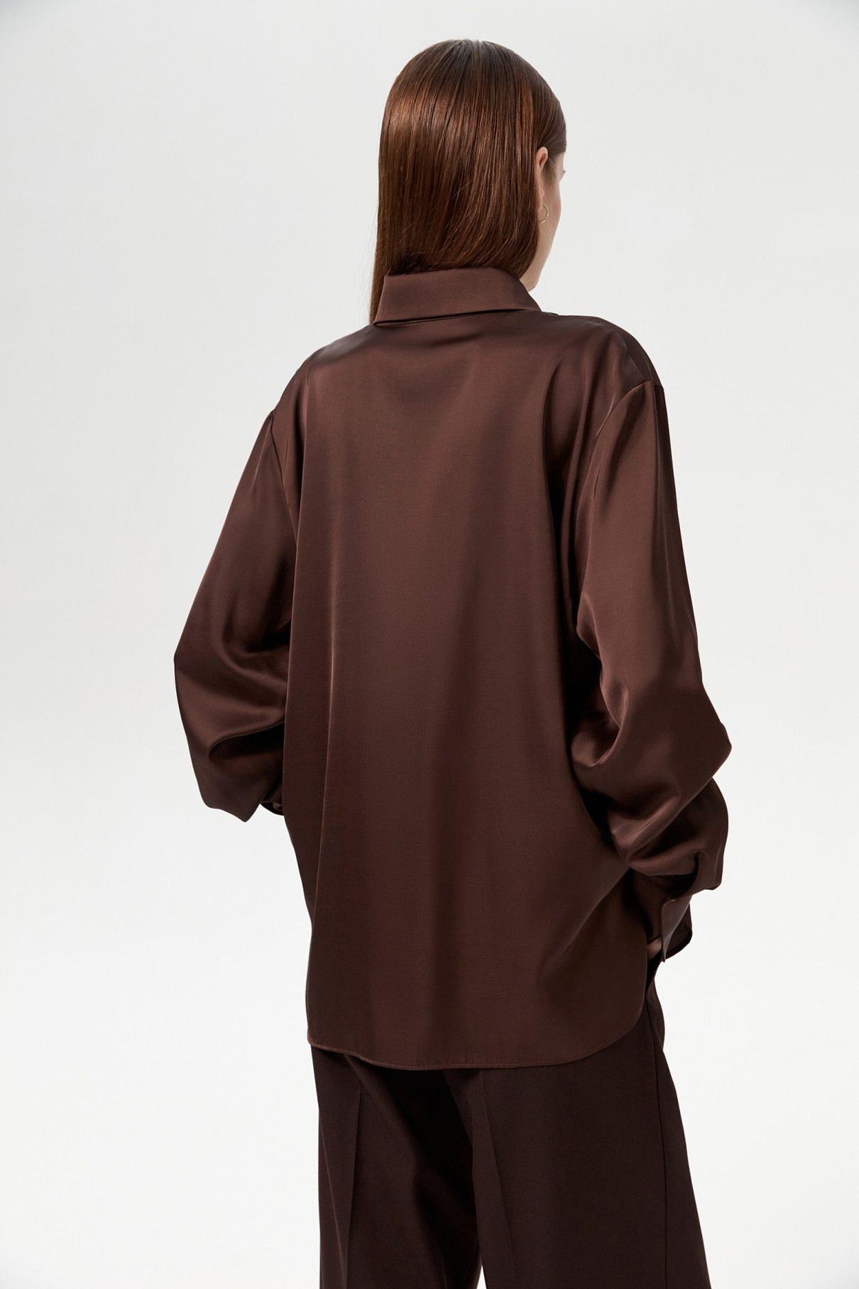 Блузка с длинным рукавом , Коричневый, арт. FR23FL1BL400W530BR купить в интернет-магазине