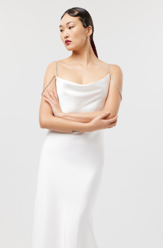 Платье комбинация Lanfen , Белый, арт. FR23EV1DR13PRW200WT купить в интернет-магазине