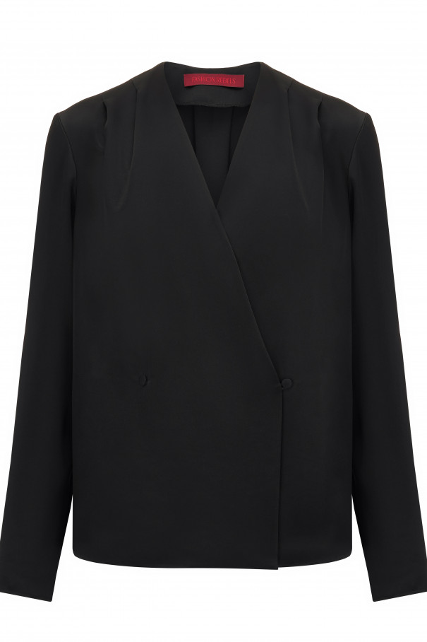 Блузка Venera , черный, арт. FR24SS1BL40FLW530BL купить в интернет-магазине