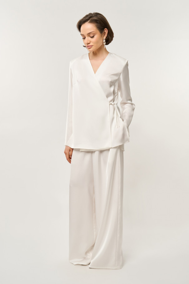 Блуза Meryam , белый, арт. FR24SS1BL400W200WT купить в интернет-магазине