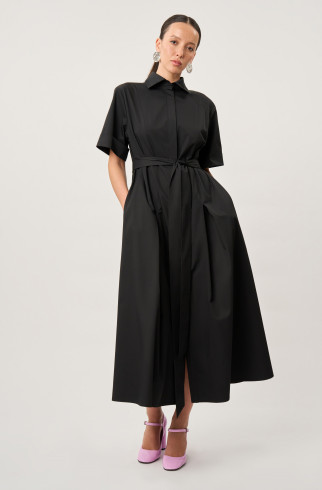 Платье-рубашка Menara , Черный, арт. FR24SS1DR22BLW320BL купить в интернет-магазине