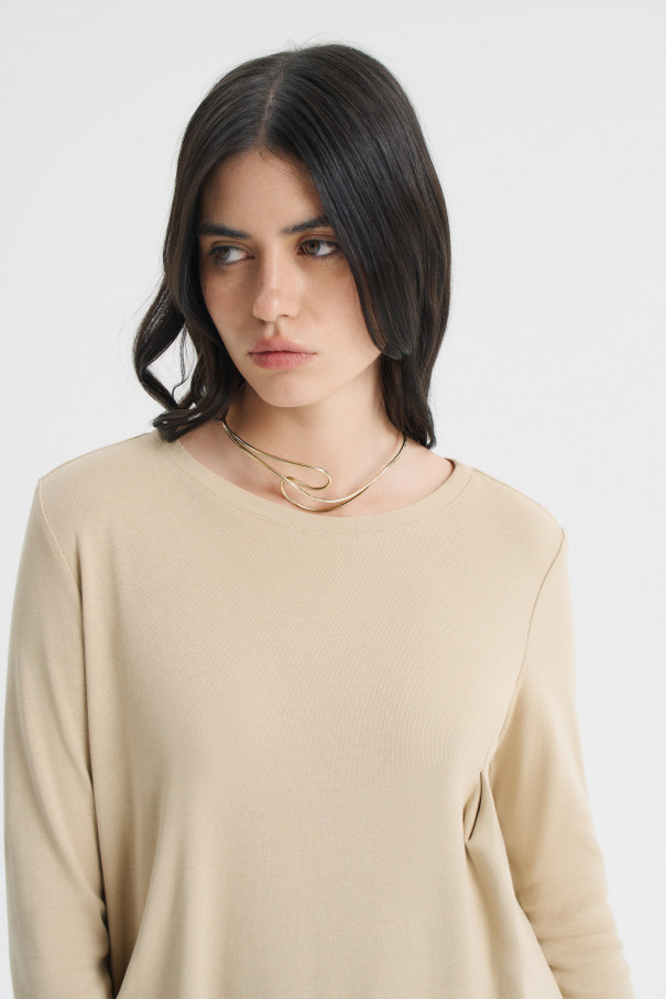 Платье трикотажное Verona , молочно-бежевый, арт. FR24SS4DR420K500MBG купить в интернет-магазине