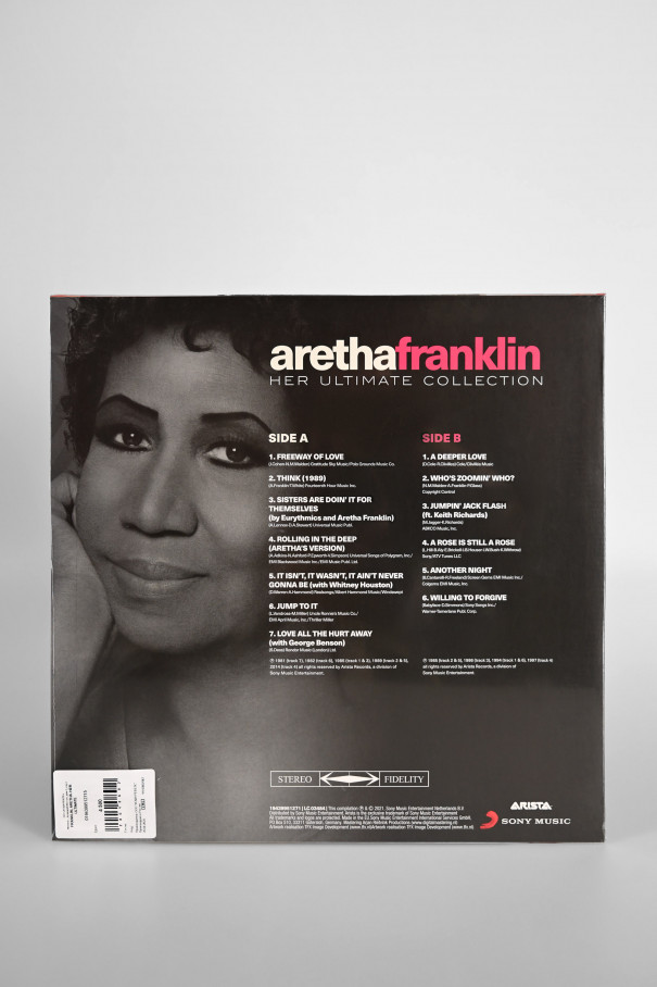 FRANKLIN, ARETHA. HER ULTIMATE COLLECTION -COLOURED-. 1LP