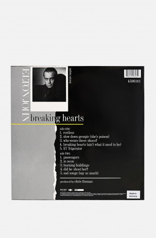 JOHN ELTON. BREAKING HEARTS. 1LP ,  арт. 0602445961610 купить в интернет-магазине