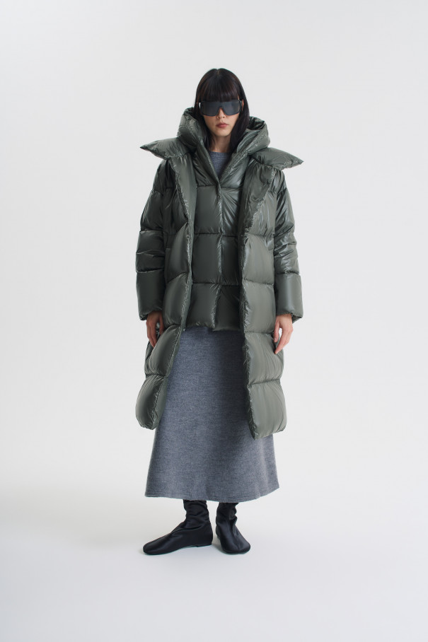 Пуховик Cologne , оливковый, арт. FR24FW1DJ40PCW200OL купить в интернет-магазине