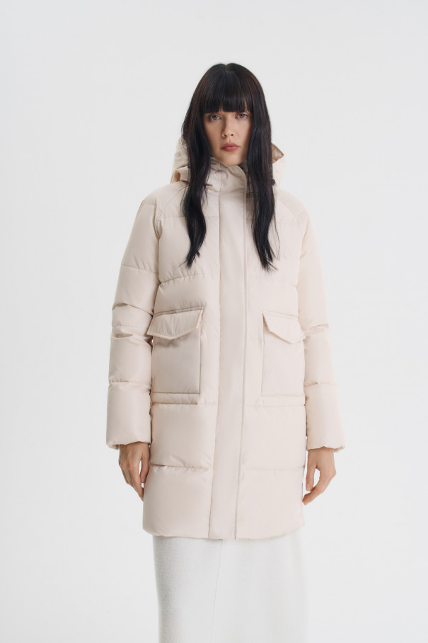 Пуховик Munich , бежевый, арт. FR24FW1DJ40ZPW200BG купить в интернет-магазине