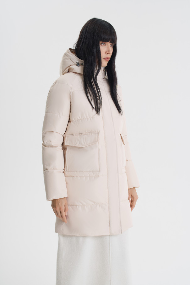 Пуховик Munich , бежевый, арт. FR24FW1DJ40ZPW200BG купить в интернет-магазине