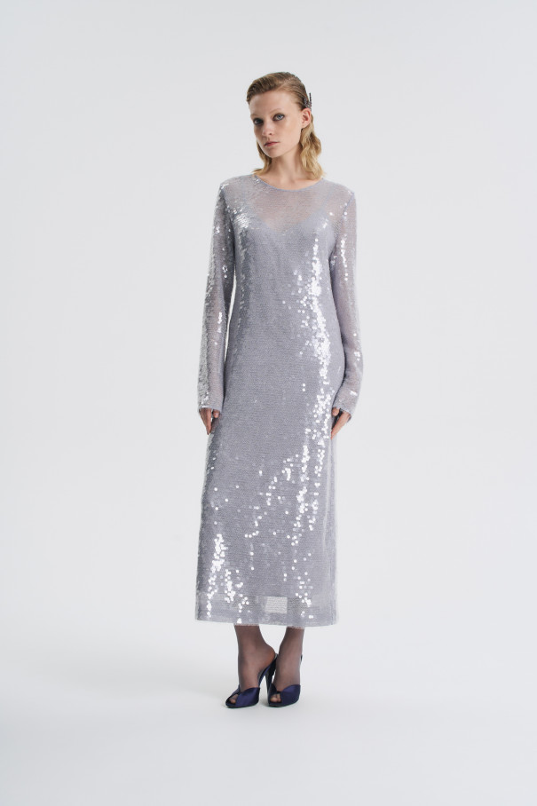 Платье Amadina , серебристый, арт. FR25W1DR43SQW200GR купить в интернет-магазине