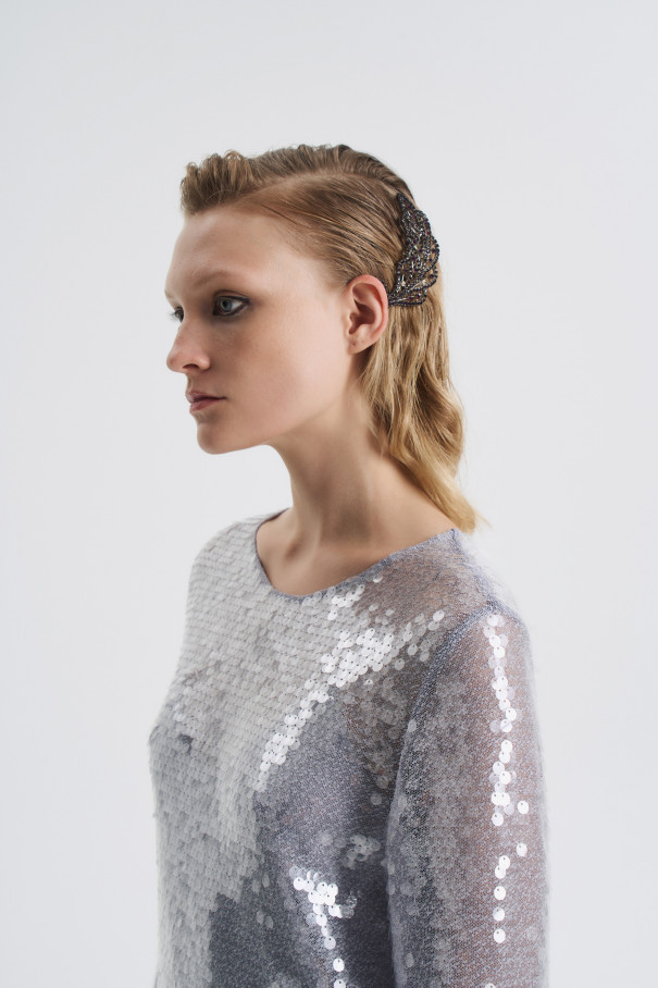 Платье Amadina , серебристый, арт. FR25W1DR43SQW200GR купить в интернет-магазине