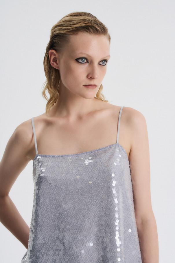 Топ Loriket , серебристый, арт. FR25W1TP100W200GR купить в интернет-магазине