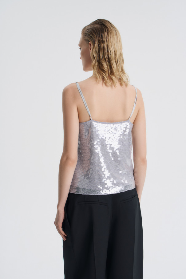 Топ Loriket , серебристый, арт. FR25W1TP100W200GR купить в интернет-магазине