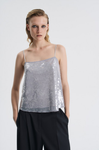 Топ Loriket , Серебристый, арт. FR25W1TP100W200GR купить в интернет-магазине