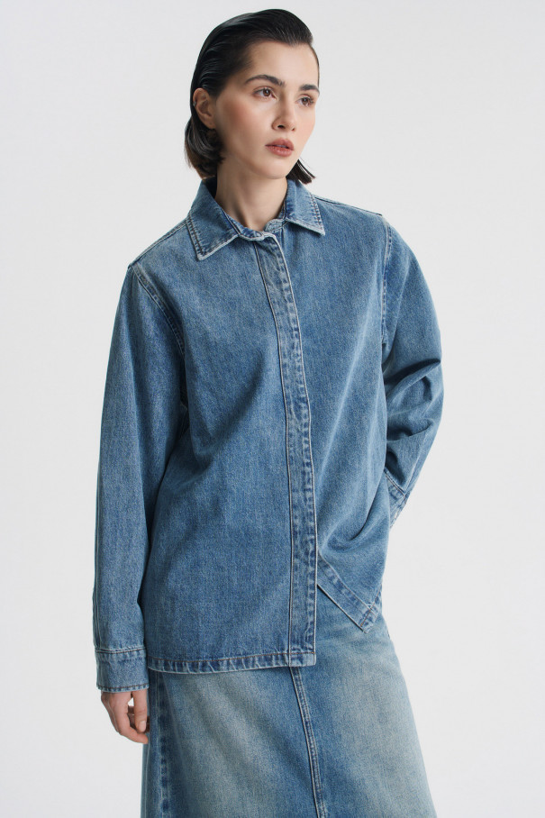 Рубашка Edith , синий, арт. FR24FW2SH400W310MB купить в интернет-магазине