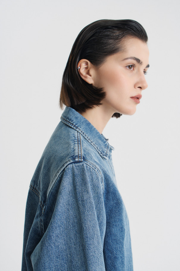 Рубашка Edith , синий, арт. FR24FW2SH400W310MB купить в интернет-магазине