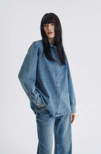 Рубашка Edith , Синий, арт. FR24FW2SH400W310MB купить в интернет-магазине