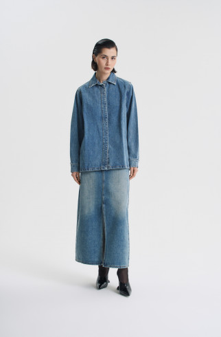 Рубашка Edith , Синий, арт. FR24FW2SH400W310MB купить в интернет-магазине