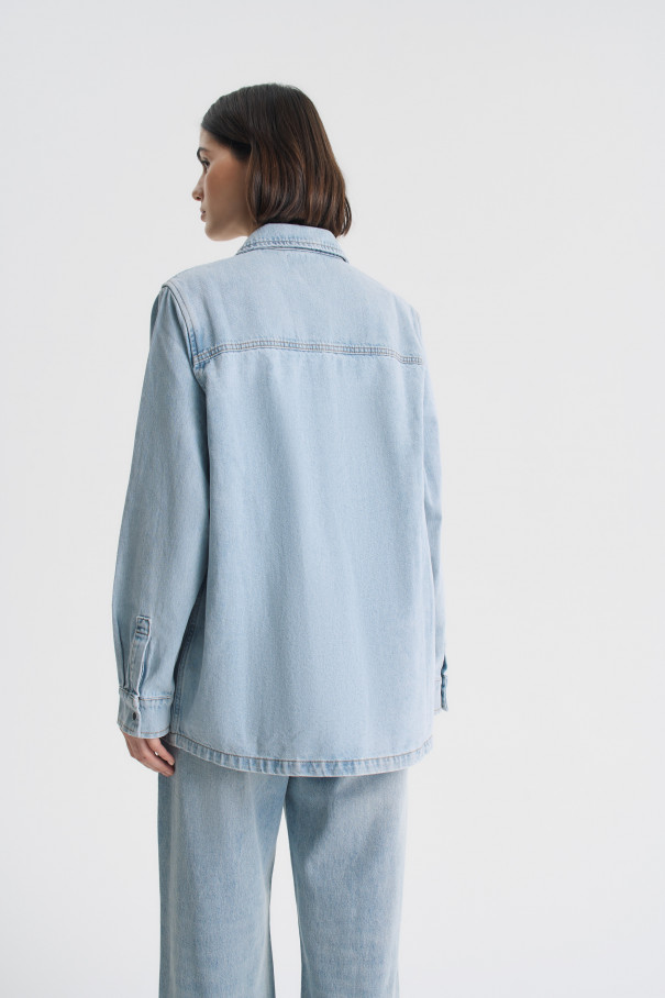 Рубашка Edith , голубой, арт. FR24FW2SH400W310LB купить в интернет-магазине