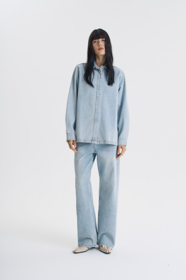 Рубашка Edith , голубой, арт. FR24FW2SH400W310LB купить в интернет-магазине