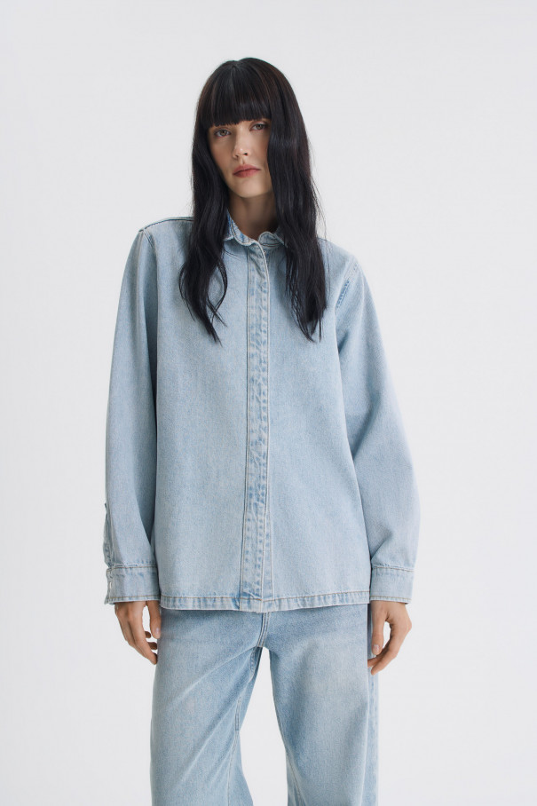 Рубашка Edith , голубой, арт. FR24FW2SH400W310LB купить в интернет-магазине