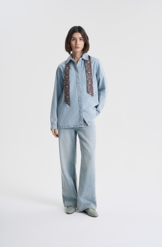 Рубашка Edith , Голубой, арт. FR24FW2SH400W310LB купить в интернет-магазине