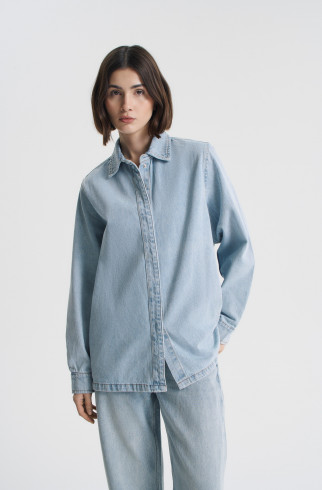 Рубашка Edith , Голубой, арт. FR24FW2SH400W310LB купить в интернет-магазине