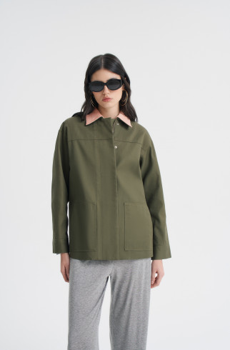 Куртка Chloe , Зелёный, арт. FR25S1JK40W310GN купить в интернет-магазине