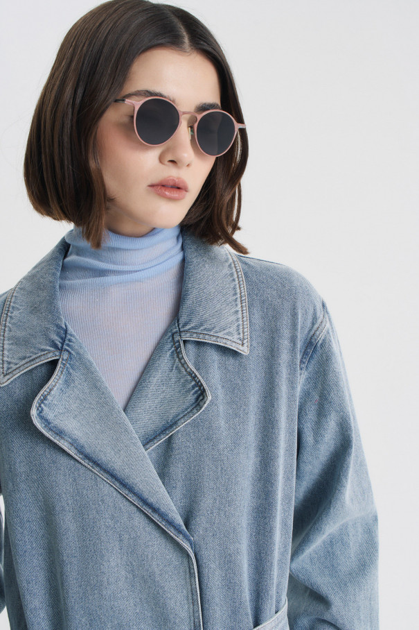 Тренч Gigi , голубой, арт. FR24FW2TR43PCW310LB купить в интернет-магазине